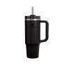 Термокружка STANLEY QUENCHER H2.0 0,88L (10-11912-080) с трубочкой, черная Термокружка STANLEY QUENCHER H2.0 0,88L (10-11912-080) с трубочкой, черная