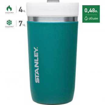 Термостакан STANLEY CERAMIVAC 0,48L 10-03110-009 бирюзовый